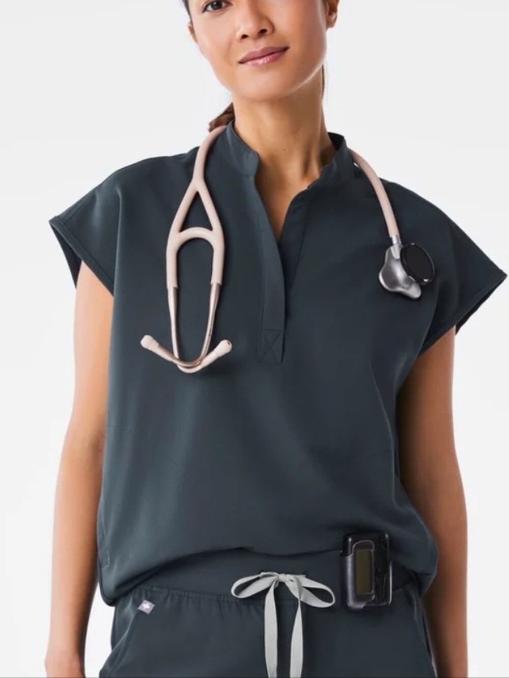 Figs Rafaela Oversized Scrub Top Size Large NWT Nursing